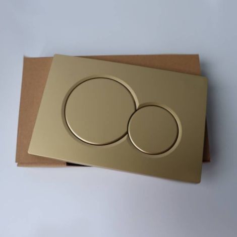 Für Geberit Sigma01 Spülplatte für Zweimengenspülung: Goldspray (115.770.JQ.5) (1/4)