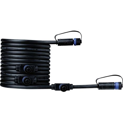 Paulmann Cavo Plug & Shine nero 5000 mm esterno