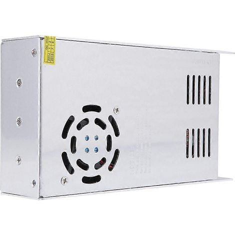 Transformateur de tension AC 110V / 220V vers DC 24V 20A 480W avec interrupteur pour ruban LED - FFY (1/4)