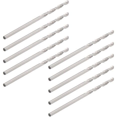 10pcs Twist Drill Bit Small Straight Shank Pearl Drilling Machine Tools Hardware 1.75mm (1/5)