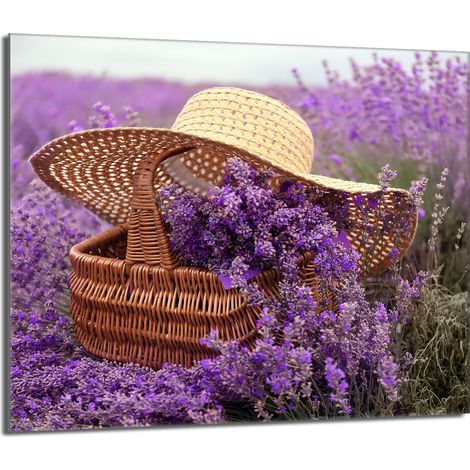 Protezione per piano cottura in vetro 60x52 Lavanda (1/5)