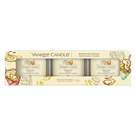 Yankee Candle Mini Banoffee Waffelkerzen-Set (3 x 37 g)