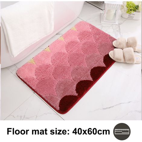 Tapis de sol, paillassons, tapis de salle de bain, tapis absorbants antidérapants, tapis de chambre, 2