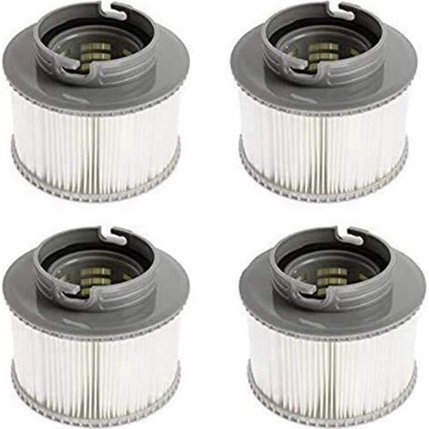 Mscomft Lot de 4/8 Cartouches filtrantes de Rechange pour Bubble Spa (Version améliorée 2020 pour s'adapter à Tous Les modèles (4 Pcs)
