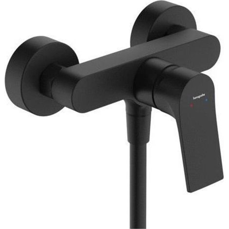 Mitigeur de douche mural ZEBRIS - Noir mat- réf : 72578670 - HANSGROHE