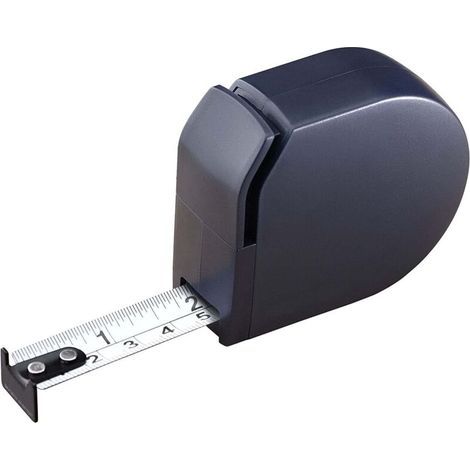 m Maßband, Nylon- und Stahlband mit ABS-Kunststoffgehäuse, präzise Messung, stoßdämpfender Fuß, abrieb- und korrosionsbeständig (1/5)