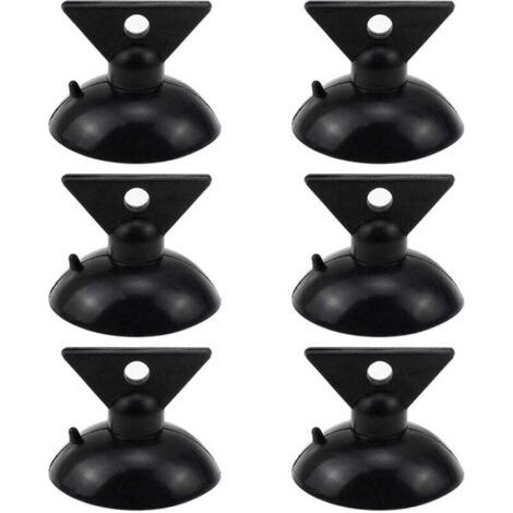 Outil d'enlèvement des ampoues -6 pièces dans un paquet, pour ampoule de lampe, outil de suçoir, outil de ventouse halogène LED GU10 MR16 – Noir