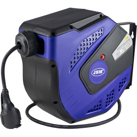 JBM 53585 AVVOLGICAVO ELETTRICO 21M - BLU