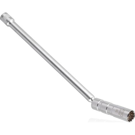 16mm Cle a Bougie, Douille Longue pour Bougie Peut Être Tourné à 360° (1/5)