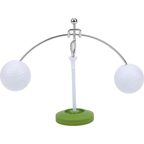 Set de Décoration Bureau avec Support de Balle de Golf Équilibre - Idée Cadeau Golfeur