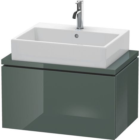 DU WTU f.Console Comp.L-Cube 400x720x477 1 Auszug, Dolomiti Grey Hochglanz (1/5)
