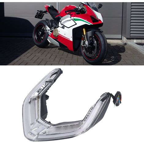 Motorradzubehör: Lenker-, Brems- und Rücklichteinheit kompatibel mit DUCATI PANIGALE V2 / V4 / V4S / V4R 2018-2022 (1/5)