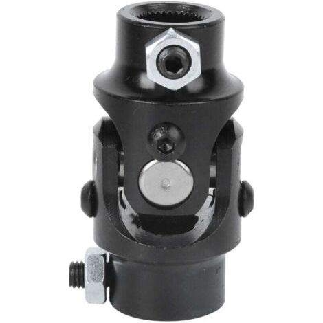 Arbre de direction U Joint 3/4-36 Spline X 3/4in DD pour meuleuses Niveleurs Fit pour Mustang (Noir) (1/4)
