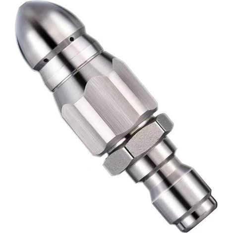 1 Buse Égout Acier Inoxydable Raccord 0,64 Cm 5000 Psi 7 Jets Nettoyage Tuyaux (1/5)