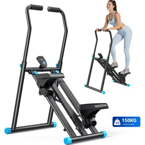 Mini Foldable Stepper MERACH, LCD Screen, Reinforced Frame, Home Training, Max Load 150 kg (1/5)