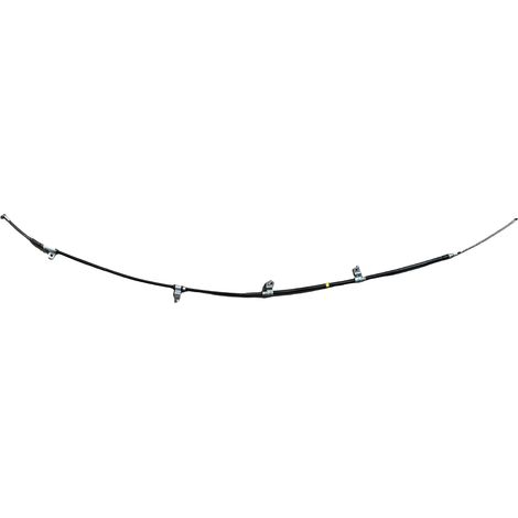 597704H000 59770-4H000 is a handbrake cable for Hyundai and Kia automobiles. (1/4)