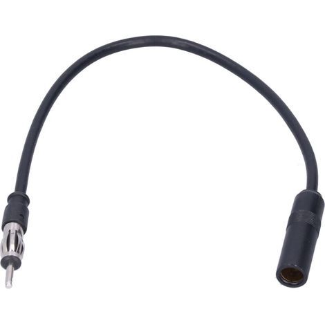 FM Radio Antenna Extension Cable, Universal Portable Car Accessory, Black (1/5)