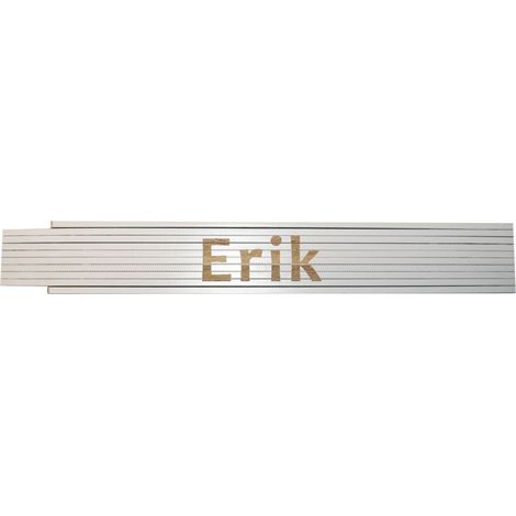 Zollstock Erik 2 m weiß Zollstock