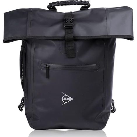 Borsa 4in1 Impermeabile con Strisce Fluorescenti Trekking Bici 25L Portabottiglie