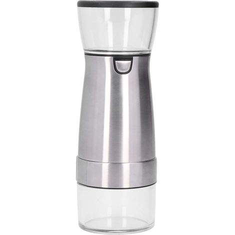 Stainless Steel Electric Grinder USB Charging Automatic Pepper Coffee Bean Crusher for Home Use (1/3)