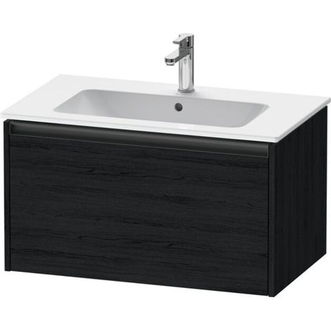 Duravit Ketho.2 Waschtischunterbau wandhängend, 1 Auszug, (1/2)