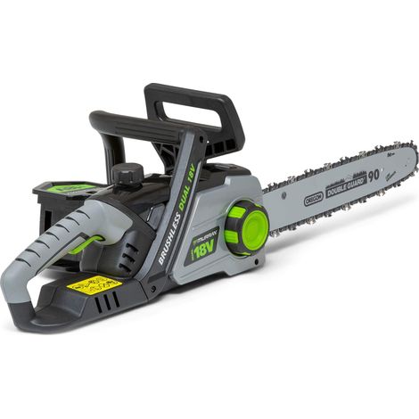 Murray 1697264 IQ18DCS Dual Motosega a Batteria agli Ioni di Litio 18V/36V, Barra da 35cm, solo Corpo Macchina, Motore Brushless da 36V-1200W (1/4)
