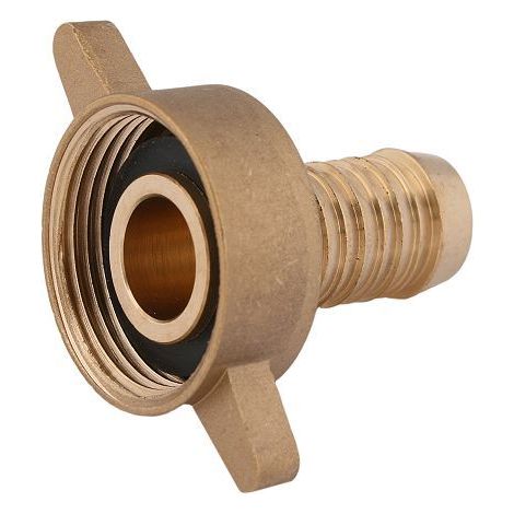 JS MS-SCHLAUCHVERSCHRAUB.,SCHWER 2-TEILIG,FLACHDICHTEND,1/2"x3/4"