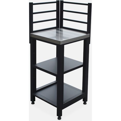 Módulo cocina exterior de acero 2 estantes, 48.5cm (1/5)