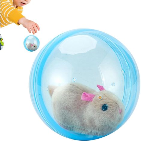 Balle interactive pour chat - Jouet d'enrichissement intelligent et mignon  Jouet d'enrichissement automatique pour chat, chat d'extérieur, jardin, maison, salon, balcon, chien, chaton, lapin