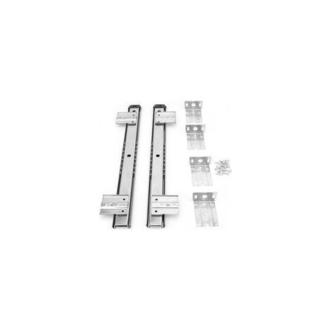 supports de rail coulissants pour clavier d'ordinateur de bureau en acier laminé à froid épais (blanc) (1/5)