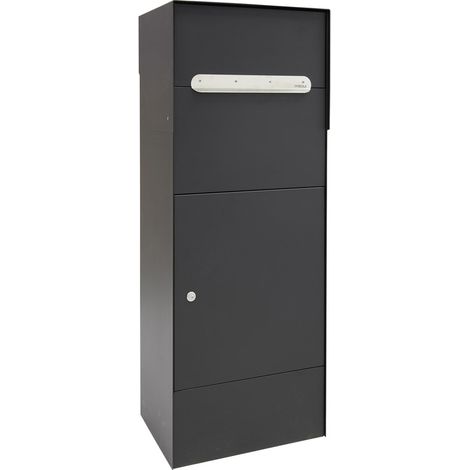 ARREGUI Multipack Base EP3104 Paketkasten aus Stahl für große Pakete, Einzel- Briefkasten, schwarz