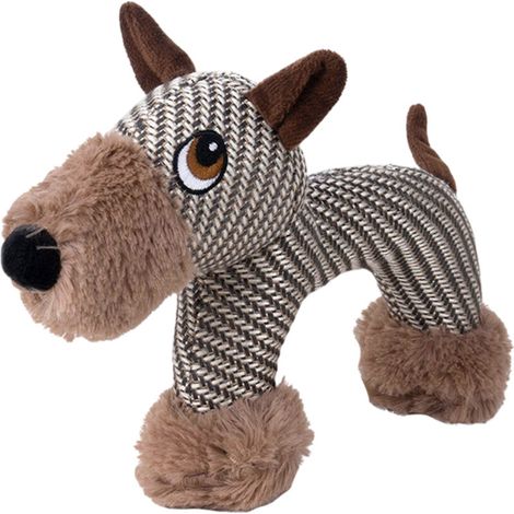 Jouets pour chiens qui couinent, jouets en peluche pour chiens, jouets à mâcher pour chiens de petite et moyenne taille, jouets pour chiots qui couinent, jouets à mâcher interactifs. (1/5)