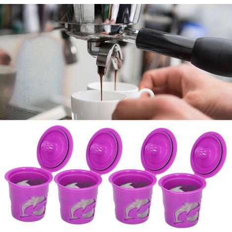 Wiederverwendbarer Kaffeefilter für nachfüllbare Kapseln mit Kapselbox und Tassenzubehör (1/5)