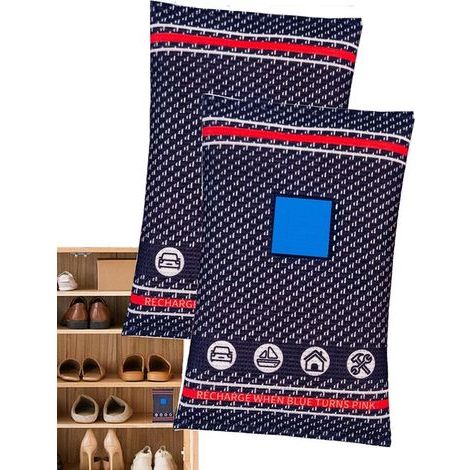 Lot de 2 déshumidificateurs pour voiture - Sachet déshydratant hermétique - Déshumidificateur d'air (1/5)