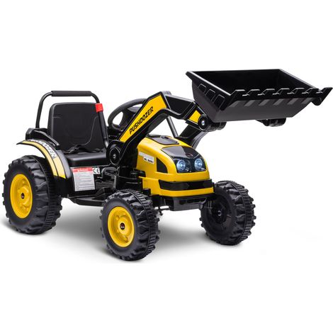 HOMCOM Escavatore Cavalcabile per Bambini 3-5 Anni - Giallo (1/5)