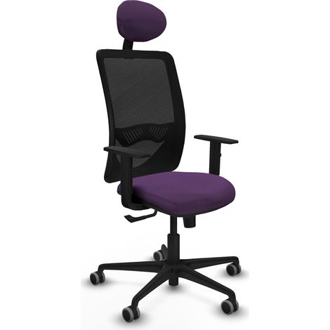 Silla de oficina piqueras y crespo Zulema negro espuma duradera (1/2)