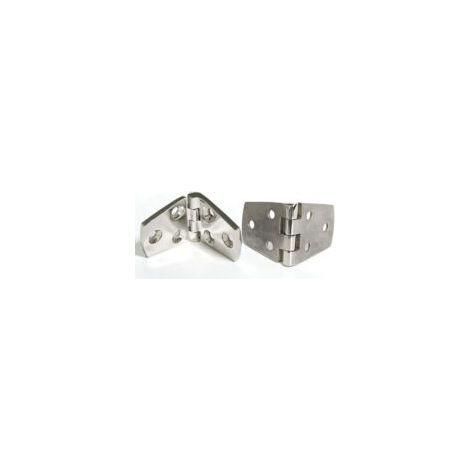 (38102 mm), Juego de 4 bisagras de puerta de acero inoxidable 316 de grado marino duradero para barcos, yates, autocaravanas y caravanas - Crezuo (1/3)