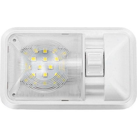 Lámpara de techo de 12V para autocaravanas, caravanas, barcos, furgonetas camper, accesorios para coches, furgonetas, caravanas y camiones.