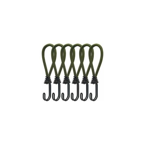6 piezas Gummispanner con espiral para piscinas, aviones, pancartas de PVC, pabellones, trampolines y geles de sonido - Crezuo (1/4)