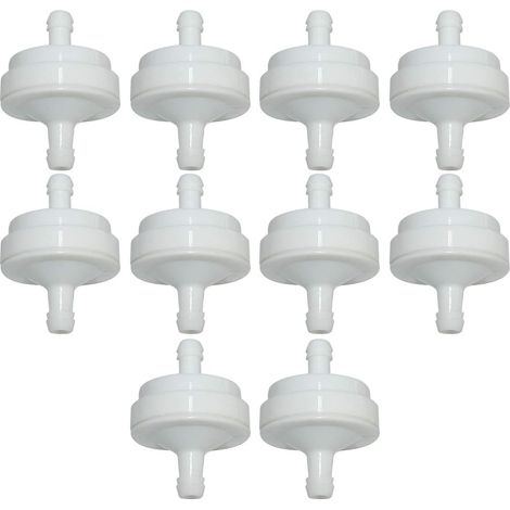 Kit de filtre à carburant 10 pièces compatible 394358 394358B 394358S 4112 5098 5098H 5098K John Deer AM38708 AM107314 75 Microns tondeuse à gazon (1/5)