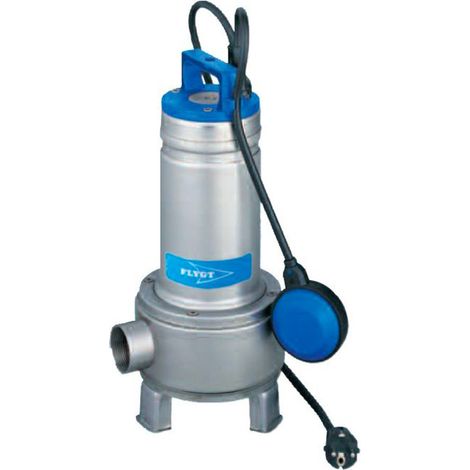 Flygt – Pompe de relevage DXVM507 – Eaux chargées avec flotteur – Débit 20m3/h – Hauteur de refoulement 10,1m – Monophasé 220V