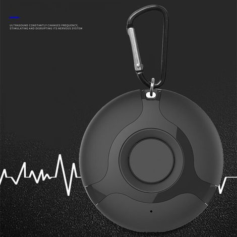 Répulsif ultrasonique anti-tiques et anti-puces, rechargeable, portable, haute fréquence, sans danger pour les personnes et les animaux domestiques, adapté à l'extérieur (1/4)