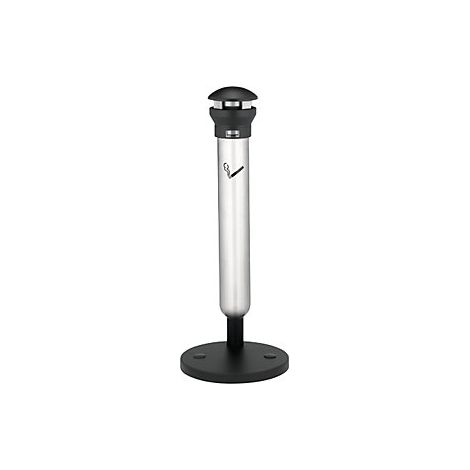 CENICERO DE PIE D 394 X AL 1000 MM PLATEADO REDONDO ACERO IN (1/4)