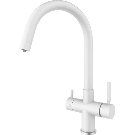 Rubinetto da cucina Shurity 510 5 vie 3/8" Bianco (1/2)