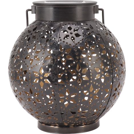 Lanterne Solaire Extérieure Étoile LED 5730 Décorative Jardin Terrasse IP44 ABS Fer 15cm Batterie Intégrée (1/5)