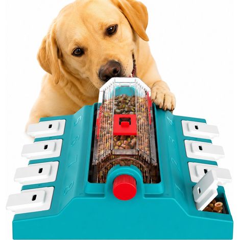 Jouet d'Occupation et Distributeur de Croquettes pour Chien, Puzzle Interactif et Anti-Glouton pour Stimulation Mentale et Chasse à l'Ennui (1/5)