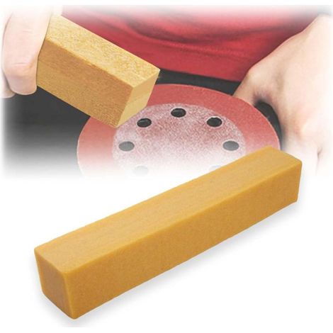 200x 40x 40 mm, bloc de nettoyage en caoutchouc, bloc de nettoyage de papier, bloc nettoyant papier de verre, nettoyant pour skateboard, pour nettoyer les bandes de ponçage et le papier de verre (1/5)