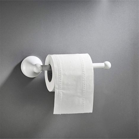 White Toilet Paper Holder Antique Kitchen Paper Bar Brass Bathroom and Kitchen Wall Mounted Toilet Roll Holder, Brushed Bronze