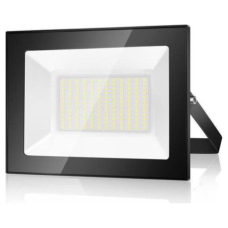 100W Projecteur LED Exterieur 10000LM 6500K Spot LED Extérieur IP66 Blanc Froid Pour Patio, Garage, Jardin, Terrasse, Usine (1/4)