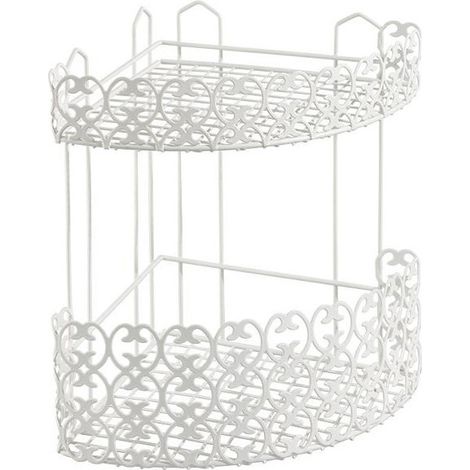 Estante de baño Florenz Angol.2P 25X25 H 31 Metaltex